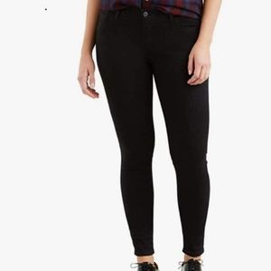 Levi's 710 Super Skinny black jeans